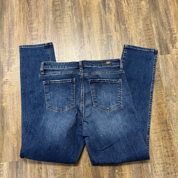 Kut From The Kloth Catherine Fab Ab Boyfriend Jeans 2 High Rise Dark KP1477MA2 - Picture 2 of 16